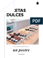 Guía de Recetas Dulces