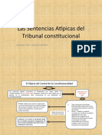 Las Sentencias Atípicas Del Tribunal Constitucional