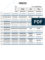 Horario 4° A