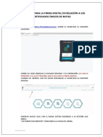 Manual para El Uso de La Firma Digital