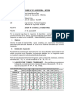 Informe 057 - Estado de Barretillas y Percheros de Barretillas