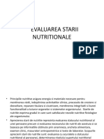 Evaluarea Starii Nutritionale Id