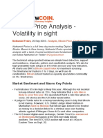 Bitcoin Price Analysis