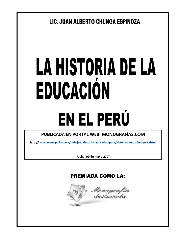 Historia de la Educación en Perú | PDF | Imperio Inca | Modificación de ...