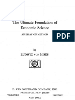 Ultimate Foundation of Economic Science
