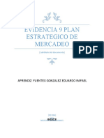 Evidencia 9 Plan Estrategico de Mercadeo Trabajo SENA