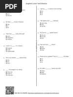 A1 Speaking Test Sample Questions | PDF | Question | Vocabulary