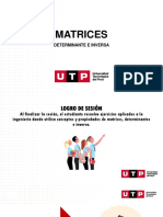 Matrices - Determinantes e Inversa - UTP