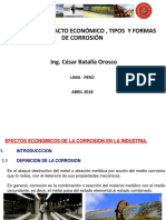 La Corrosión, Su Economía, Tipos y Formas de Corrosión