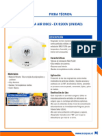 Mascarilla Air D802 - Ex 8200V (Unidad)