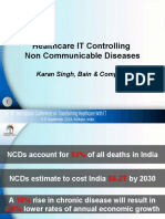 Healthcare IT Controlling Non Communicable Diseases: Karan Singh, Bain & Company