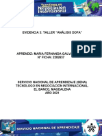 Evidencia 3 Taller Analisis DOFA..