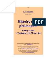 Brehier Emile Histoire de Philo t1 Breph