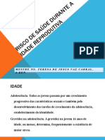 3 - SM - Aula 3-1-Risco de Saúde Durante A Idade Reprodutiva