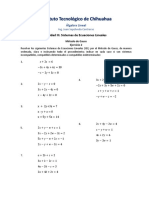 Tarea 2 Solucion de Un SEL Por El Metodo de Gauss