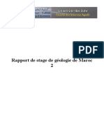 Rapport de Sortie de Géologie de Maroc S5