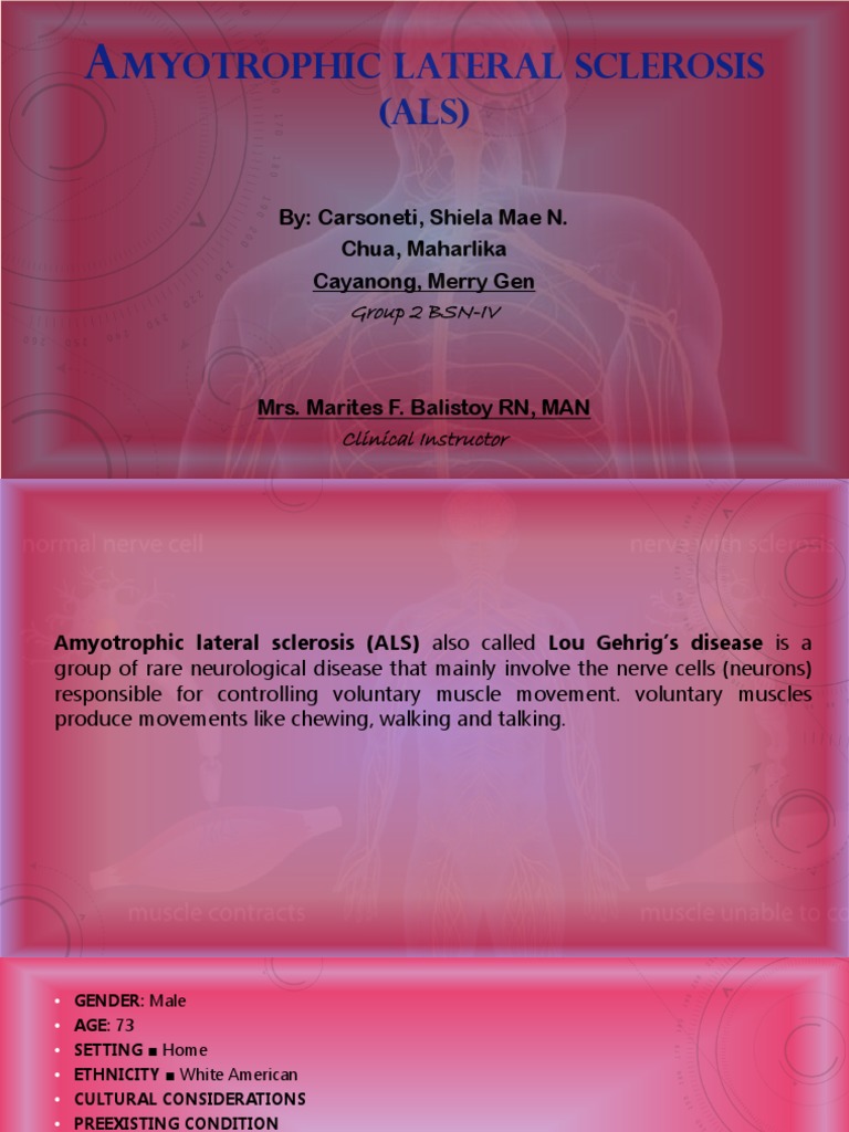Amyotrophic Lateral Sclerosis | PDF | Amyotrophic Lateral Sclerosis ...