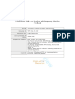 For Peer Review: A Multi-Band SAW-Less Receiver With Frequency Selective Feedback