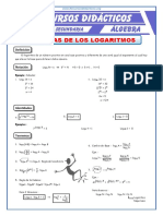 Teoremas de Los Logaritmos para Cuarto de Secundaria