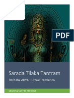 Sarada Tilaka Tantram: TRIPURA VIDYA - Literal Translation