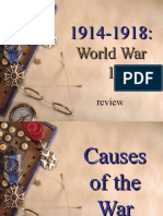 WWI Causes and Consequences Review
