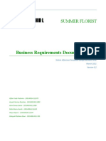 Business Requirements Document (BRD) : Summer Florist