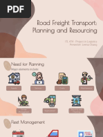 28-Road Freight Transport - Planning and Resourcing