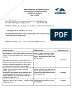 Lesson Plan Grammar & Vocabulary