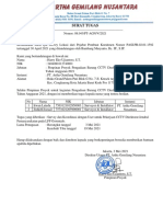 Surat Tugas Survey Lokasi LPP Gorontalo