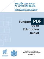 Fundamentos de La Educacion Inicial