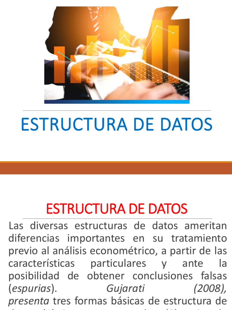 Tipos de Estructuras de Datos en Econometría | PDF | Media móvil ...