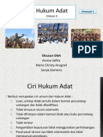 Diskusi II - Hukum Adat