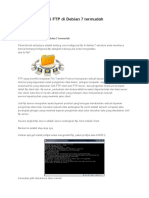 Cara Konfigurasi FTP Di Debian 7 Termudah