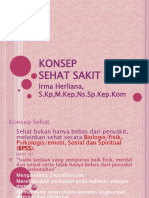 Konsep Sehat Sakit Komunitas I