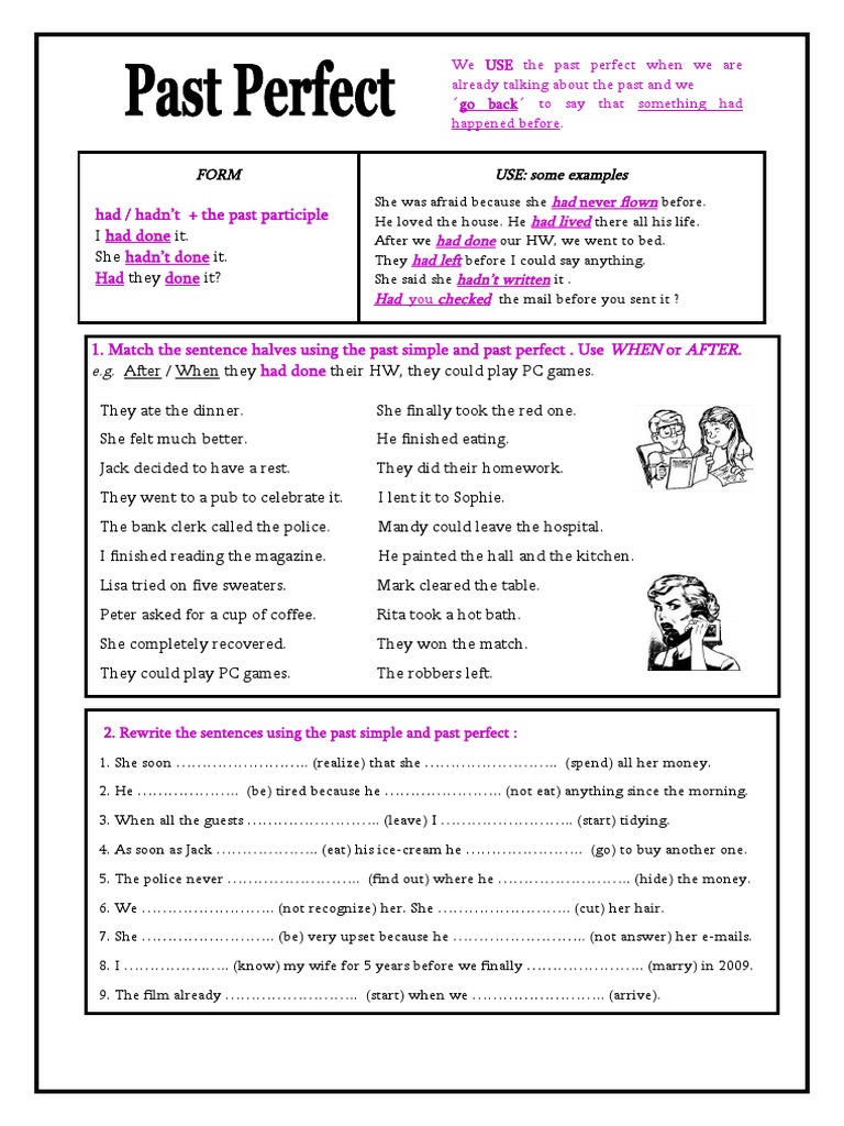 Had / Hadn't + The Past Participle Had Done Hadn't Done Had Done | PDF