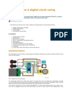 How To Make A Digital Clock Using Arduino