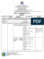 Department of Education: Weekly Home Learning Plan Grade 10