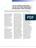 Searching For The Optimum Adsorption Temperature by The Use of The Temperature-Programmed Adsorption (TPA) Technique-ASAP2010