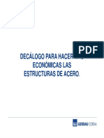 11 Decálogo para Hacer Más Económicas Las Estructuras de Acero