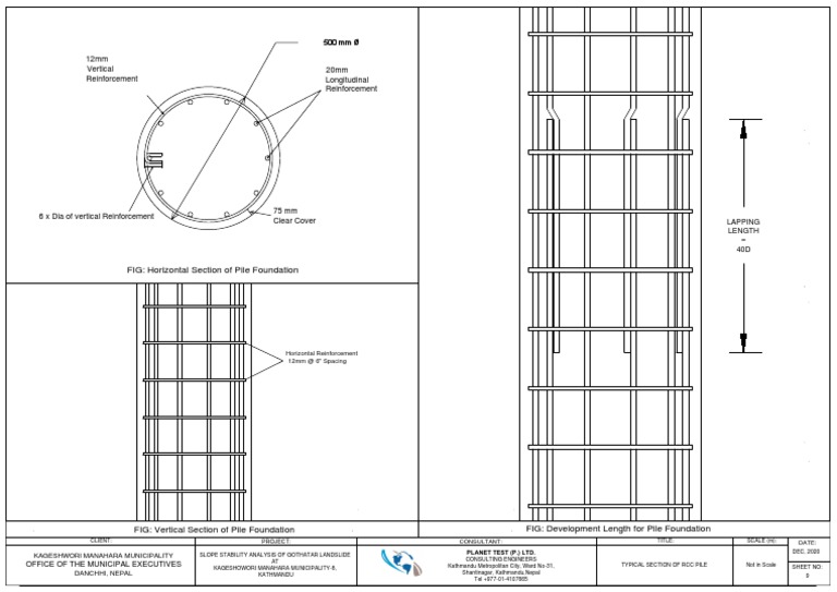RCC Pile Foundation Specifications | PDF | Civil Engineering ...
