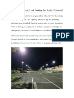 7.how Do You Install Led Parking Lot Light Fixtures