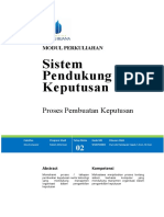 Modul 2 Sistem Pendukung Keputusan