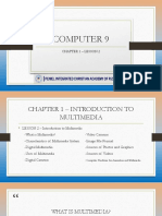 COMPUTER9.C1Lesson2 - Introduction To Multimedia