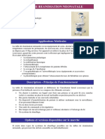 Table de Reanimation Neonatale