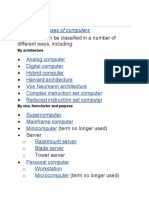 Classification of Computer