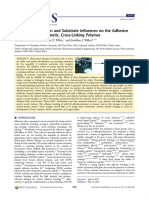 Polymer Composition and Substrate in Uences On The Adhesive Bonding of A Biomimetic, Cross-Linking Polymer