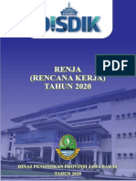 RENJA DINAS PENDIDIKAN JAWA BARAT 2020