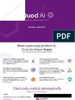 Brochure. April 2021.: Augment Your Engineers With AI On Code