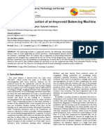 Design and Construction of An Improved Balancing M