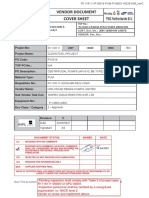 Vendor Document Cover Sheet